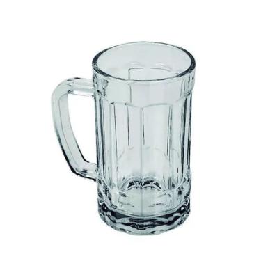 Imagem de Caneca de Chopp Cerveja 390ml Vidro Resistente Premium