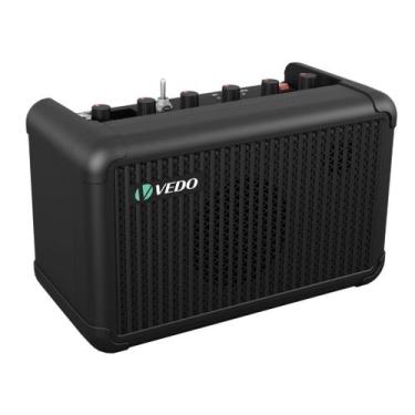 Imagem de Rowin Mini Amplificador Multiuso para Guitarra e Baixo com Efeitos MOD