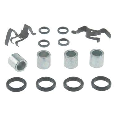 Imagem de ACDelco Kit profissional de hardware de compasso de freio a disco frontal 18K256X com clipes, vedações e buchas