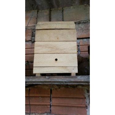 Imagem de Caixa INPA para abelhas mirins - 3 repartições - 14x20 cm - Meliponári