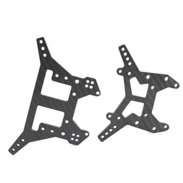 Imagem de Colaxi Suportes de amortecedor dianteiro e traseiro Kit de atualização leve e resistente para acessórios de carro RC 1/8 6S Peças de reposição Instalação