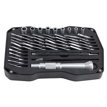 Imagem de Kit de reparo de relógio eletrônico, conjunto de chave de fenda magnética, ferramenta de reparo de aço, kit de chave de fenda de precisão para celular, tablets, PC