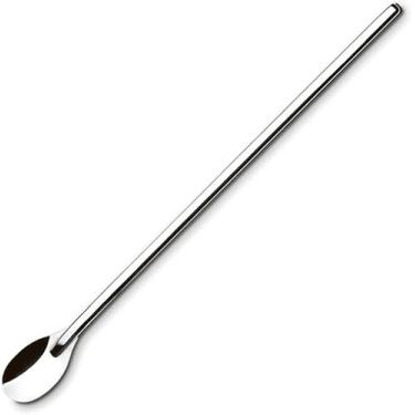 Imagem de Colher para Mexer Bebidas 31 cm em Inox – Longa e Durável | Ideal para Sucos, Coquetéis, Drinks, Copos Altos e Jarras | Utensílio de Bar Profissional