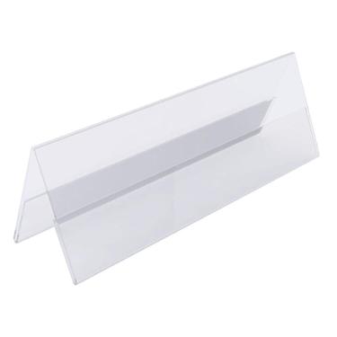 Imagem de Display Prisma Acrílico Para Mesa, Balcão E Buffet 21X8 Cm