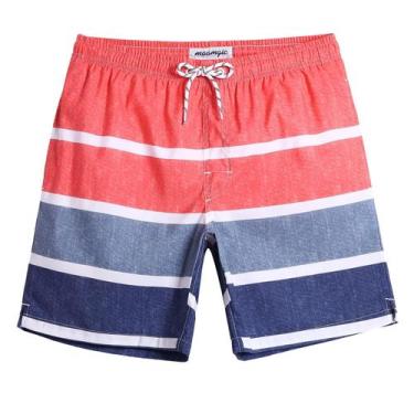 Imagem de Calções de banho magic Quick Dry Swim Shorts masculinos G-Small - maam