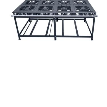 Imagem de Fogão Industrial 8 Bocas Duplas 30x30 P7 Leona