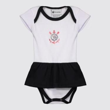 Imagem de Body Vestido Corinthians Branco - Torcida Baby, G