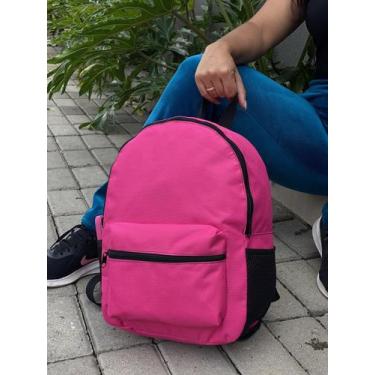 Imagem de Mochila Small Lisa Bolsa Escolar Trabalho Viagem Mala Faculdade Fut ma