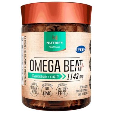 Imagem de Ômega Beat com CoQ10 Nutrify 60 Cápsulas