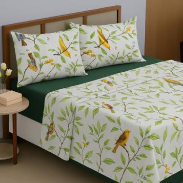 Imagem de Jogo De Lençol Casal Queen 400 Fios Com Elástico 4 Peças Cama Box Super Queen(Estampa 17)