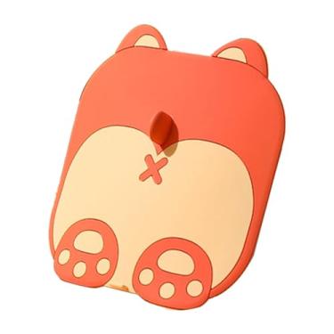 Imagem de HEEPDD Tampa de Dreno de Chuveiro, 5,5 de Desenho Animado Silicone Drening Tampa da Banheira de da Banheira Tapete para Banheiro Cozinha Pias de Pias Nan Nan (Laranja)