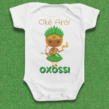Imagem de Body Roupa Para Bebê Orixás Oxossi Candomblé Umbanda - Borizinho Baby,