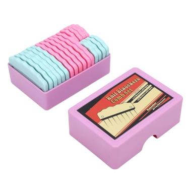 Imagem de GLOGLOW Conjunto de Pinos de Bloqueio de Malha de 20 Peças, Noções de tricô e crochê e 8 Pequenos Pentes de Bloqueio de crochê de Aço Inoxidável, Ferramentas de tricô para Bloquear Suéteres, Cachecóis, Xales Com Segurança