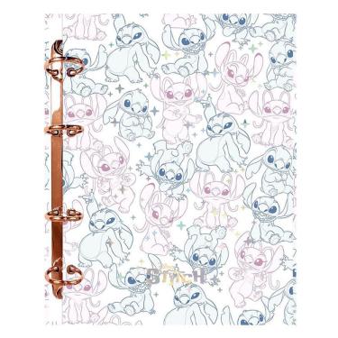 Imagem de Fichário Caderno Argolado Stitch 120 Folhas - Foroni