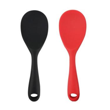 Imagem de Colher Pequena de Silicone Para Servir Arroz e Utensílios de Cozinha -