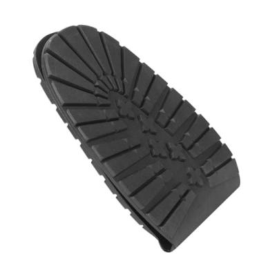 Imagem de RiToEasysports Meias de Borracha Macia para Reparos de Sapatos Solas Dianteiras de Longa Duração para Uso Confortável, Ferramentas de Reparo de Sapatos Com Vida útil Prolongada para Alívio da Dor Nos Pés (Antepé preto)