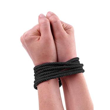 Imagem de Mini corda de seda Fetish Fantasy, preta, 1,8 m