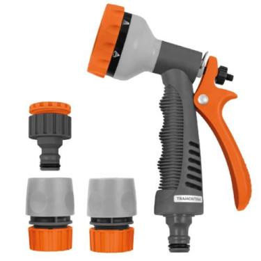 Imagem de Conjunto para Irrigação com Engates Rápidos e Hidropistola com 4 Peças