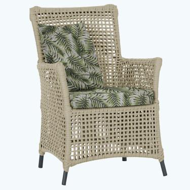 Imagem de Poltrona Igapó Alumínio Micro Pintura Preta Corda Náutica E5 Rami