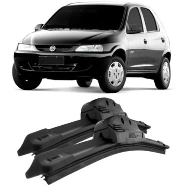 Imagem de Par Palhetas Limpador Parabrisa Celta Original Aerofit 18