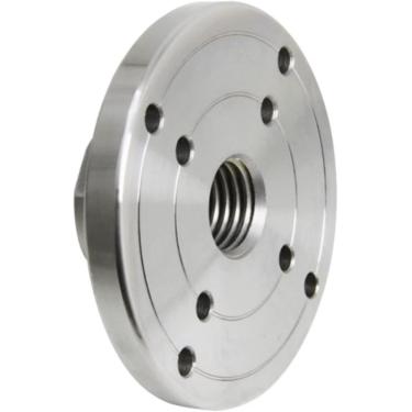 Imagem de Placa Frontal De Torno De Madeira De 4 '' 100 Mm Para M33 X 3,5 / M18 X 2,5/1 '' X 8 Tpi Máquina Para Trabalhar Madeira Rosqueada Placa Frontal De Flange De Mandril Giratório, M33 X 3.5