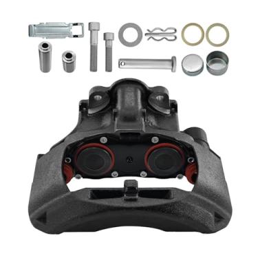 Imagem de Raodelupe Kit de pinça de freio a disco de ar ADB22X compatível com Bendix ADB22X Pinça de freio lado esquerdo do motorista com conjunto de pinos guia 5020643 K097845SC Z035248 K164909 802985 K149715