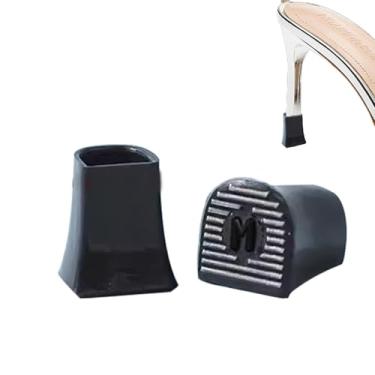 Imagem de es de salto alto, es de salto para sapatos - de calcanhar para reparo e substituição de tampas de calcanhar antiderrapantes,A ponta do pino com redução de ruído cobre rolhas de salto para