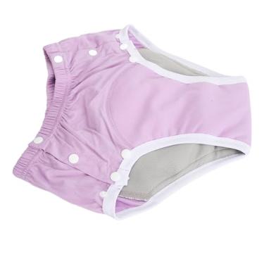 Imagem de Generic Fraldas de Pano para Adultos, Algodão Reutilizável, Confortável, Altamente Absorvente, Respirável, Lavável, Cuecas para Incontinência para Adultos (S)