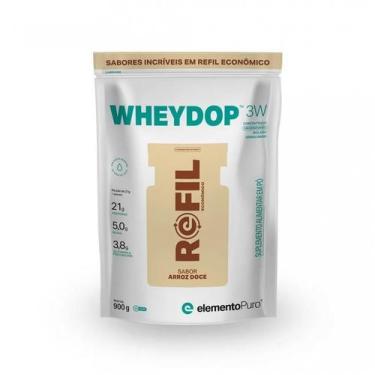 Imagem de Wheydop 3W Refil (900G) - Sabor: Arroz Doce - Elemento Puro