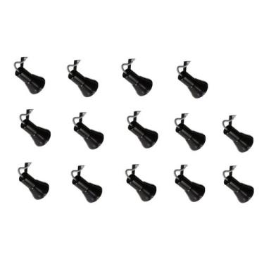 Imagem de Kit 14 Spot Trilho Perfilado Eletro calha Par20 Bulbo OL3 - Hiperlight