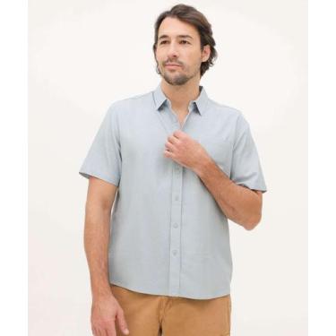 Imagem de Camisa Masculina Manga Curta MR-47004, Azul, GG