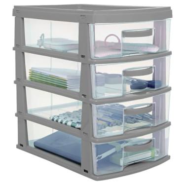 Imagem de Gaveteiro Gavetas Armário Multiuso em Plástico Reforçado Utilidades