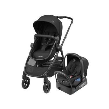 Imagem de Carrinho de Bebê com Bebê Conforto Travel System Anna³ Trio Essential Black - Maxi-Cosi