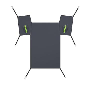 Imagem de Capa de carro universal para todas as estações, protetor de neve - à prova de vento, bloqueio de raios UV, isolamento térmico à prova de chuva, cobrindo totalmente a engrenagem dianteira e as janelas