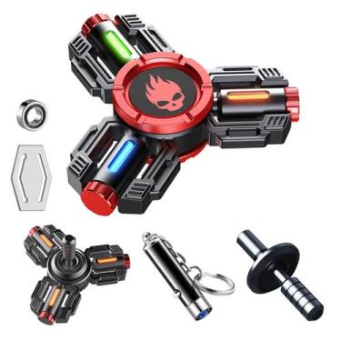 Imagem de Fidget Spinner INNÔPLUS Metálico Luminoso Nocturno