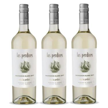 Imagem de Kit 03 Un. Vinho Branco Seco Las Perdices Sauvignon Blanc