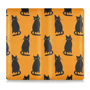 Imagem de Burbuja Porta-registro de carro e seguro, caixa de luvas de couro preto para veículos, organizador de documentos, carteira e acessórios