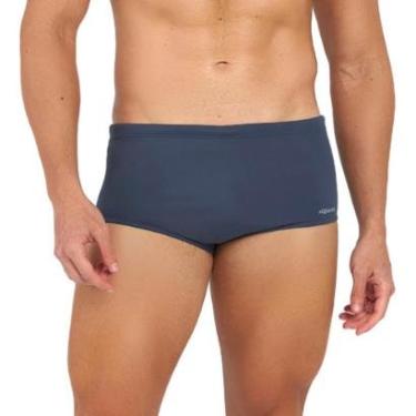 Imagem de Sunga Slip Acqua Rio Lisa Básica com Cordão de Regulagem e Forrada Moda Praia Verão FPS 50 Sungão-Masculino