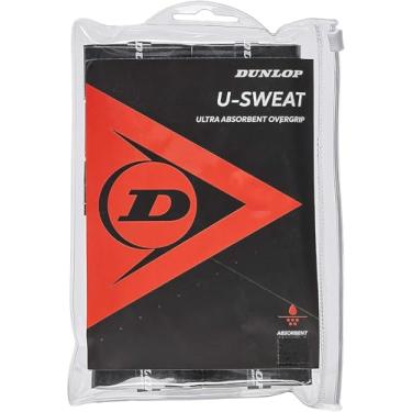 Imagem de Dunlop Sports U Sweat Tennis Overgrip, 12 sacos de aderência, preto