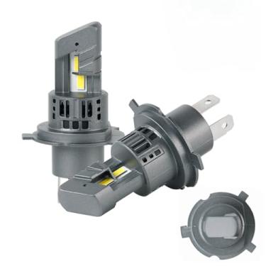 Imagem de LED H4 Plug and Play 6500K 60W 6000lm Alta Intensidade Com Dissipador e Cooler Embutido