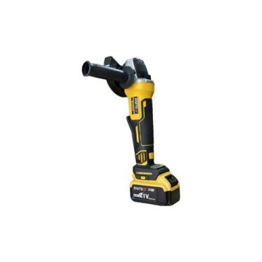 Imagem de Esmerilharia Lixadeira Angular 10.000 rpm bateria De Lítio Amarelo - E