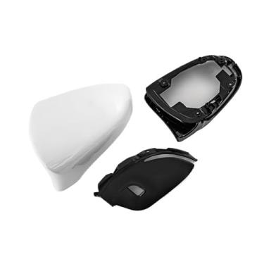 Imagem de Compatível com LEXUS ES350 2013-2018/GS350 2013-2019/1S350 2014-2018. 1 par de capas de acabamento para espelhos retrovisores laterais de carro em ABS.(White Left)