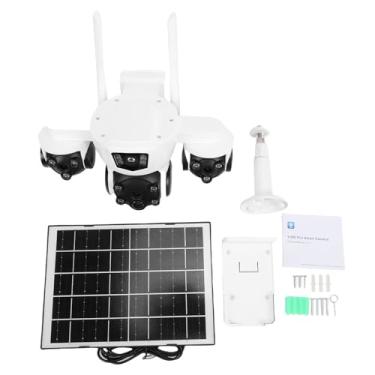 Imagem de Yunir Câmera de Segurança Solar, Ptz Sem Fio de Lente Tripla 4g Lte Com Detecção de Movimento de Bateria de 8000mah, para Vigilância Doméstica Externa (versão europeia)