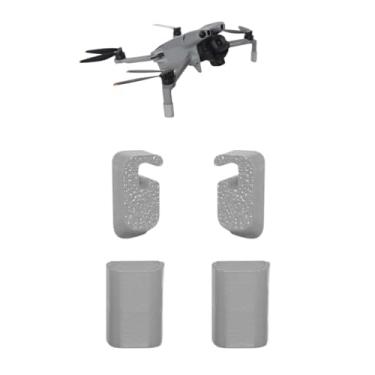 Imagem de YUULNMOP Suporte de extensão de trem de pouso para DJI Mini 5 Pro acessórios de drone, suporte protetor de patins de aterrissagem com extensão de altura dobrável antiarranhões para Mini 5 Pro (cinza)