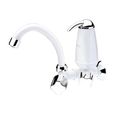 Imagem de Torneira Móvel com Filtro BMM E05 Acquabios Branca e Cromada