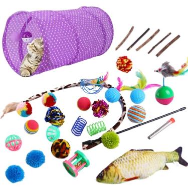 Imagem de Brinquedos para Pets Forma de Bolas Palitos Divertidos Gatos Filhotes Novos Suprimentos do Canal Sino Pelo Penacho Provocador Brinquedo Interativo Brincadeira