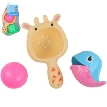 Imagem de Brinquedo Animais de Plástico Para Banho Infantil 3 Peças, Premium, Felix Magazine