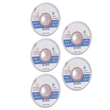 Imagem de Acouto Fio Poderoso da Trança do Pavio da Solda de 5 Pces para a Prevenção Eficaz do Curto-circuito e Bga
