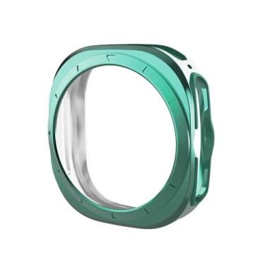 Imagem de ZEDEVB Capa completa para Samsung Galaxy Watch 7 40mm 44mm TPU anti queda e protetor à prova d'água Caso(Green,For Watch 7 40mm)