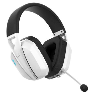 Imagem de Fone Headset Gamer sem fio Warrior Balder Branco, Tri Mode, Bluetooth, P3, PH703
